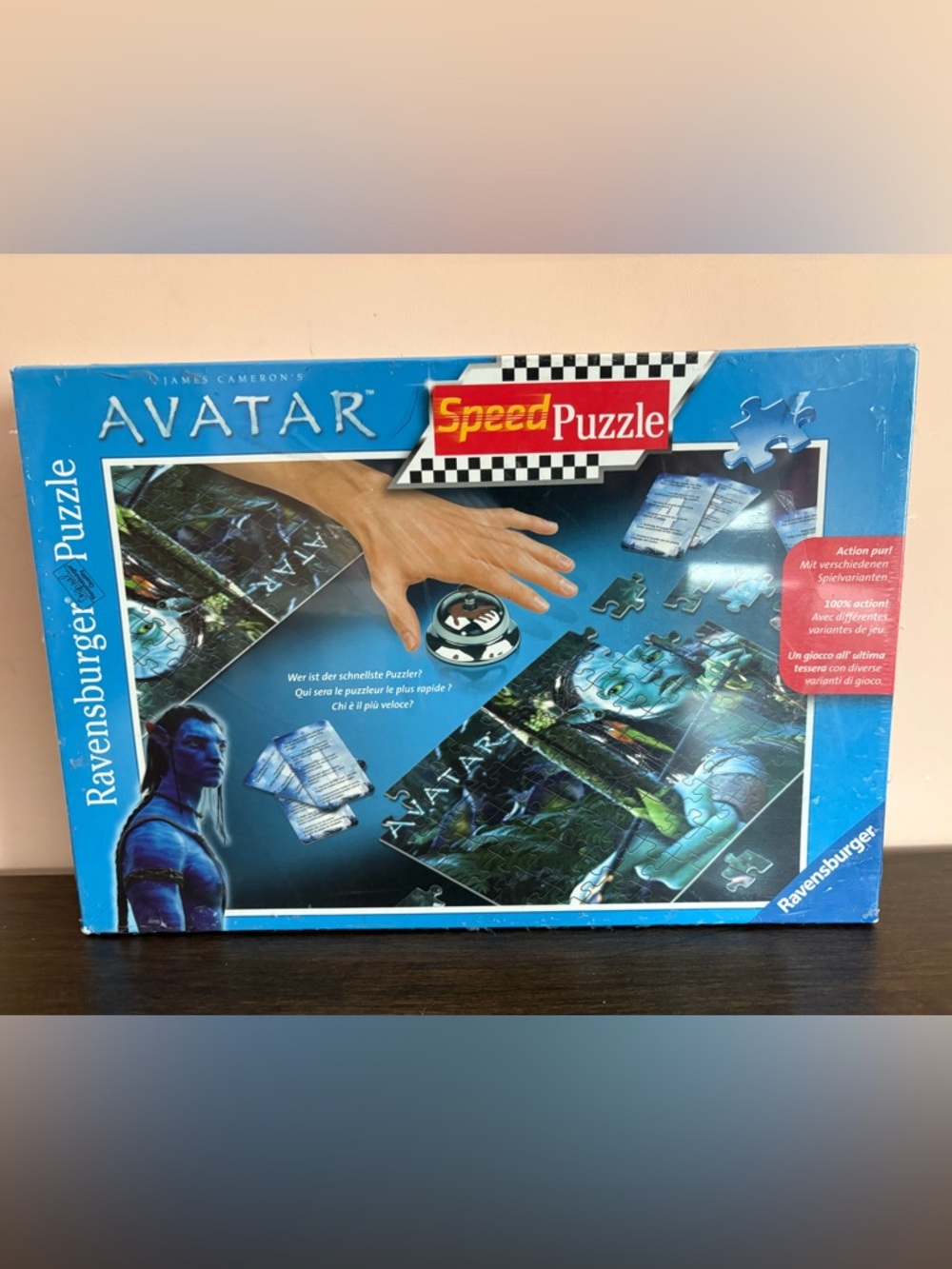RARE NWT Ravensburger Avatar Speed Puzzle 162pc (2x81) Competitive Racing Game
